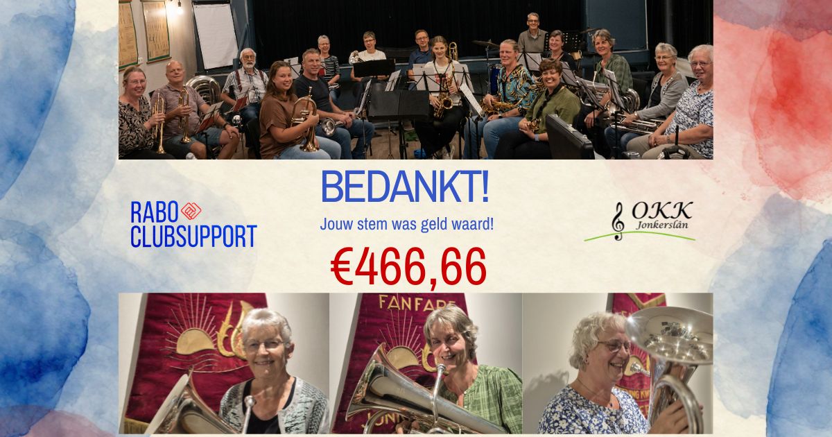 Opbrengst Rabo ClubSupport bekend